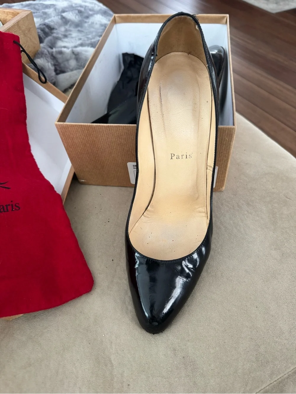 Christian Louboutin Black bells size 10.5 women’s